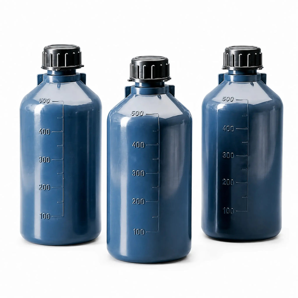 Narrow-neck bottles dark grey