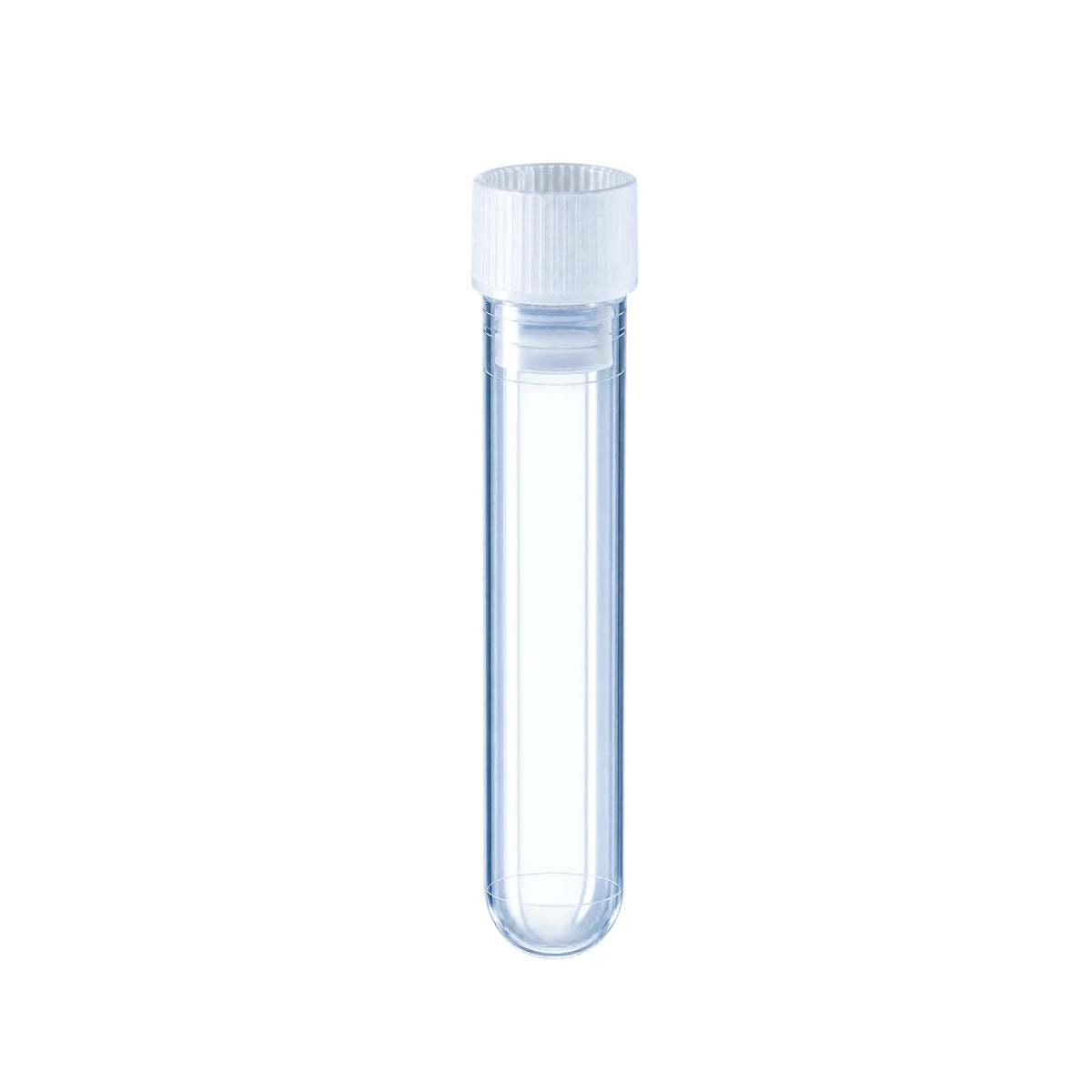 PS-Röhrchen 3,5 ml, 55 x 12 mm, steril m.montiertem Eindrückstopfen
