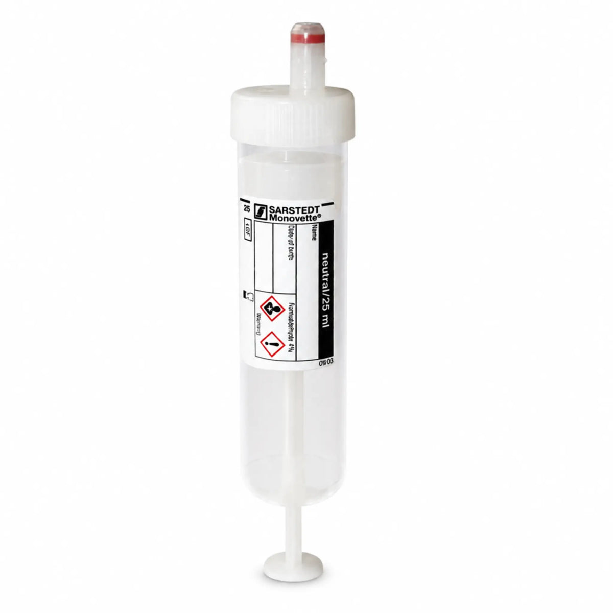 S-Monovetten 9 oder 25 ml, für Formalin System, ohne Präparierung