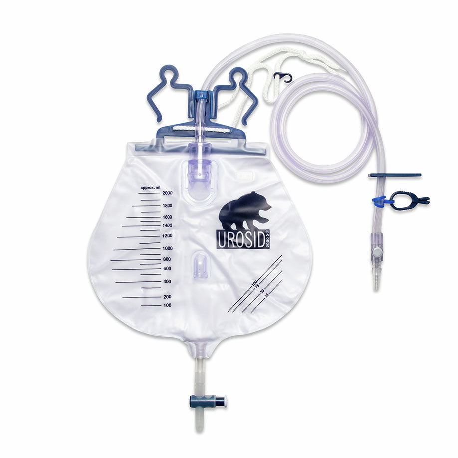 UROSID 2000S Urindrainagesystem, 2000 ml,120 cm Schlauch, mit Nadel