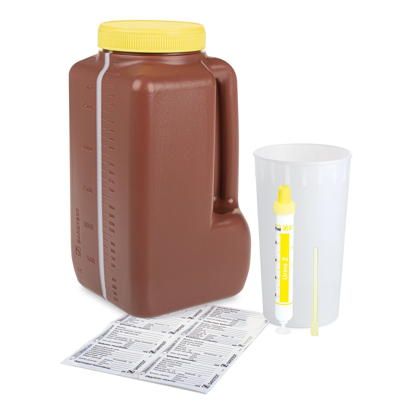UriSet 24 - Complete Set for 24-Hour Urine Collection