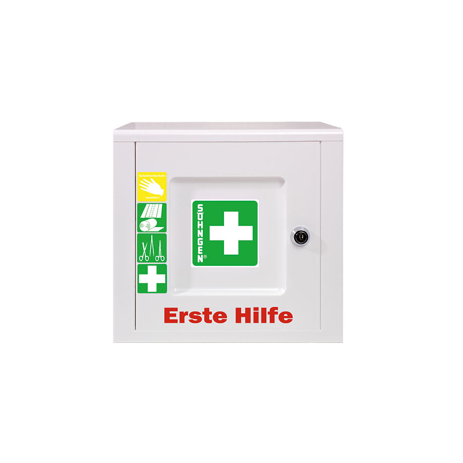 First aid cabinet PICCOLO with filling DIN 13157 Standard