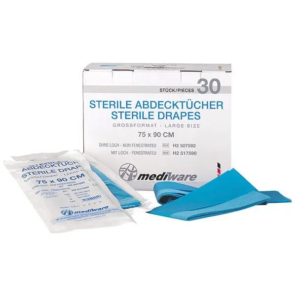 MediwareAbdecktücher / Lochtücher Großformat - mit rundem Loch | 75 x 90 cmDocMed GmbH