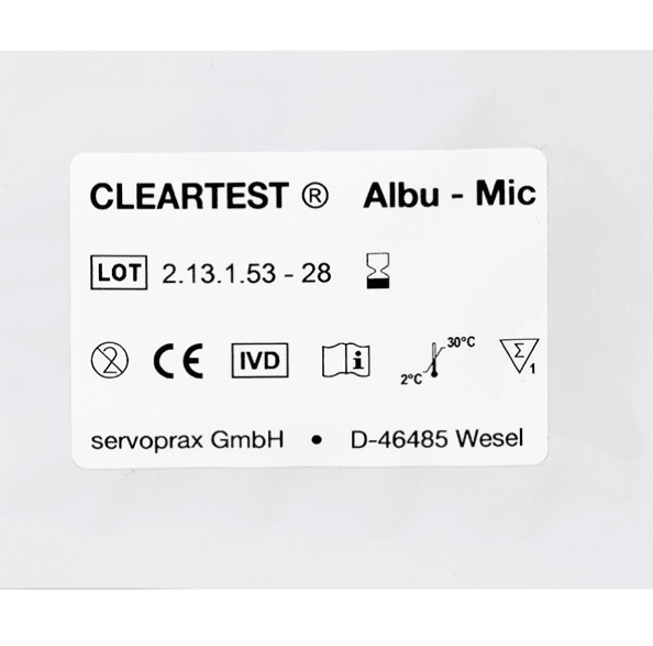 CleartestAlbu-Mic, Nierenfunktions-Teststreifen, einzeln eingesiegeltDocMed GmbH