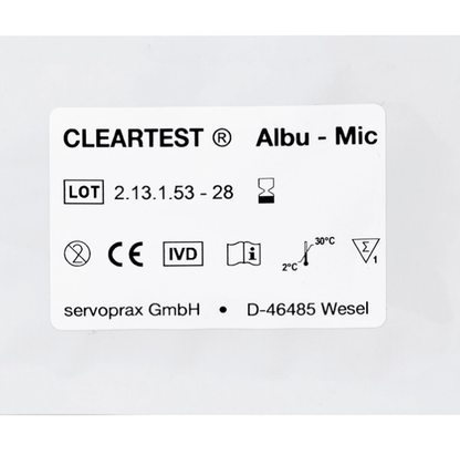 CleartestAlbu - Mic, Nierenfunktions - Teststreifen, einzeln eingesiegeltDocMed GmbH