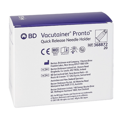 BD Becton DickinsonBD Vacutainer® Pronto Kanülenhalter mit AbwurfmechanismusDocMed GmbH