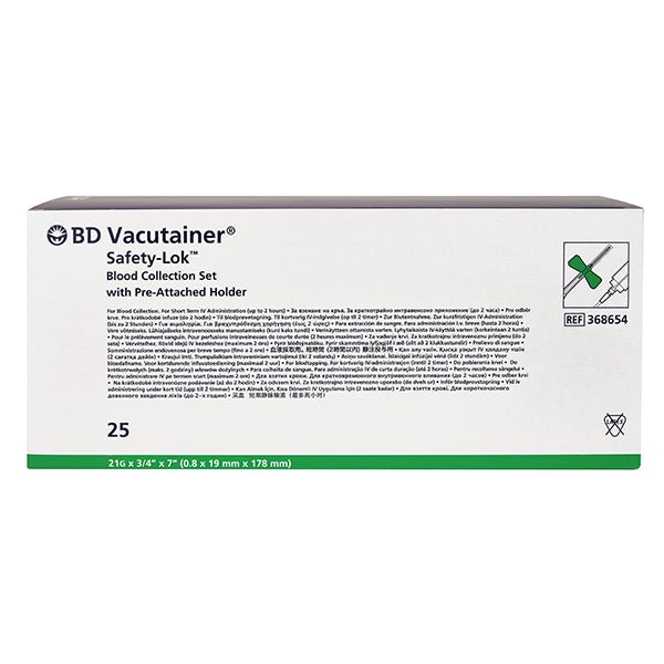 BD Becton DickinsonBD Vacutainer® Safety - Lok™ Blutentnahmeset mit Halter (Pre - Attached)DocMed GmbH