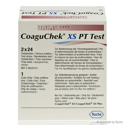CoaguChek XS PT Test 48 Teststreifen