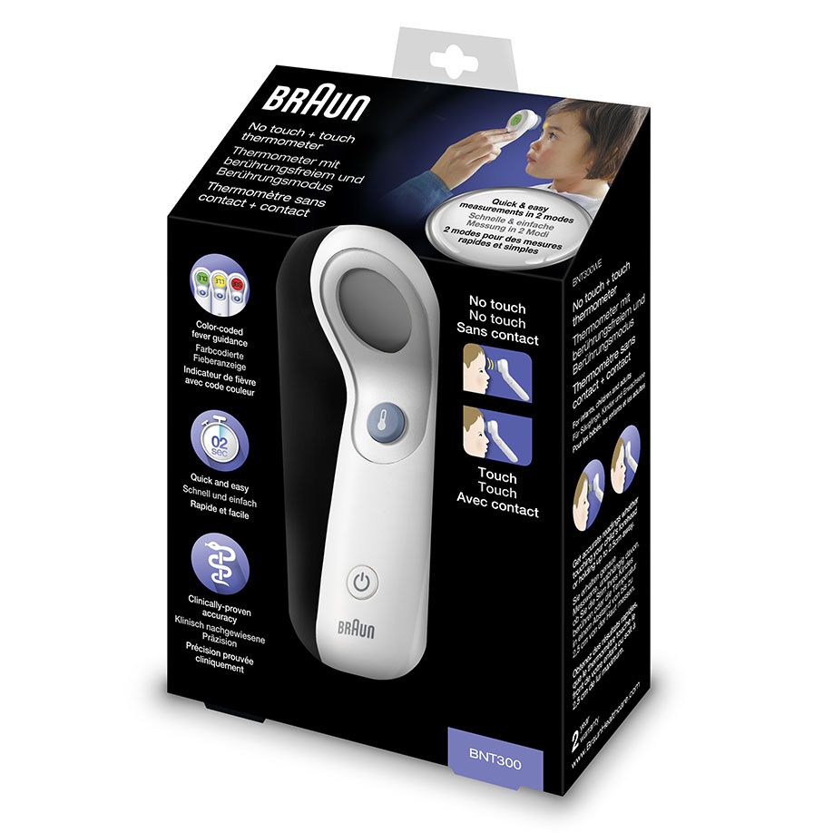 Braun Deutschland GmbH & Co. KGBRAUN Stirnthermometer BNT300 berührungsfreiDocMed GmbH