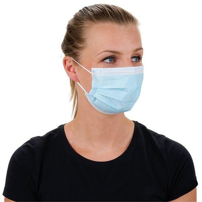 MediwareChirurgischer Mundschutz mit Ohrschlaufen, 3-lagig - OP-MundschutzDocMed GmbH