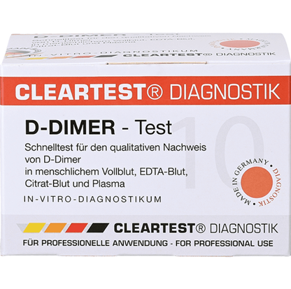 CLEARTESTCLEARTEST D-Dimer Schnelltest | 10 TestsDocMed GmbH