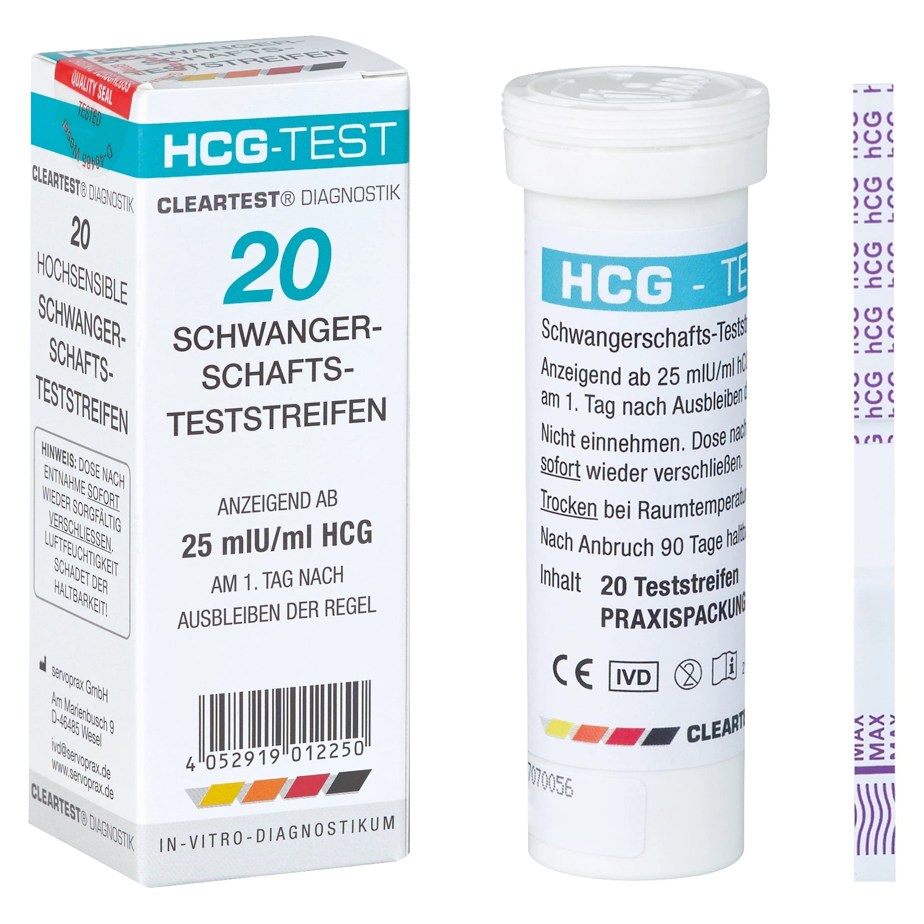 CLEARTESTCLEARTEST HCG Schwangerschafts-TeststreifenDocMed GmbH