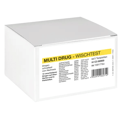 CLEARTESTCLEARTEST Multi Drug 12-fach-Wischtest | 5 TestsDocMed GmbH