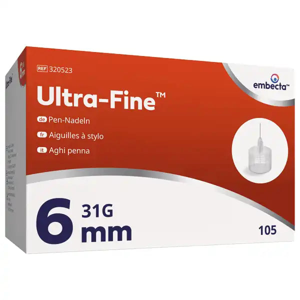 Embecta Micro-Fine Ultra-Fine Pen-Kanülen 31G x 6 mm