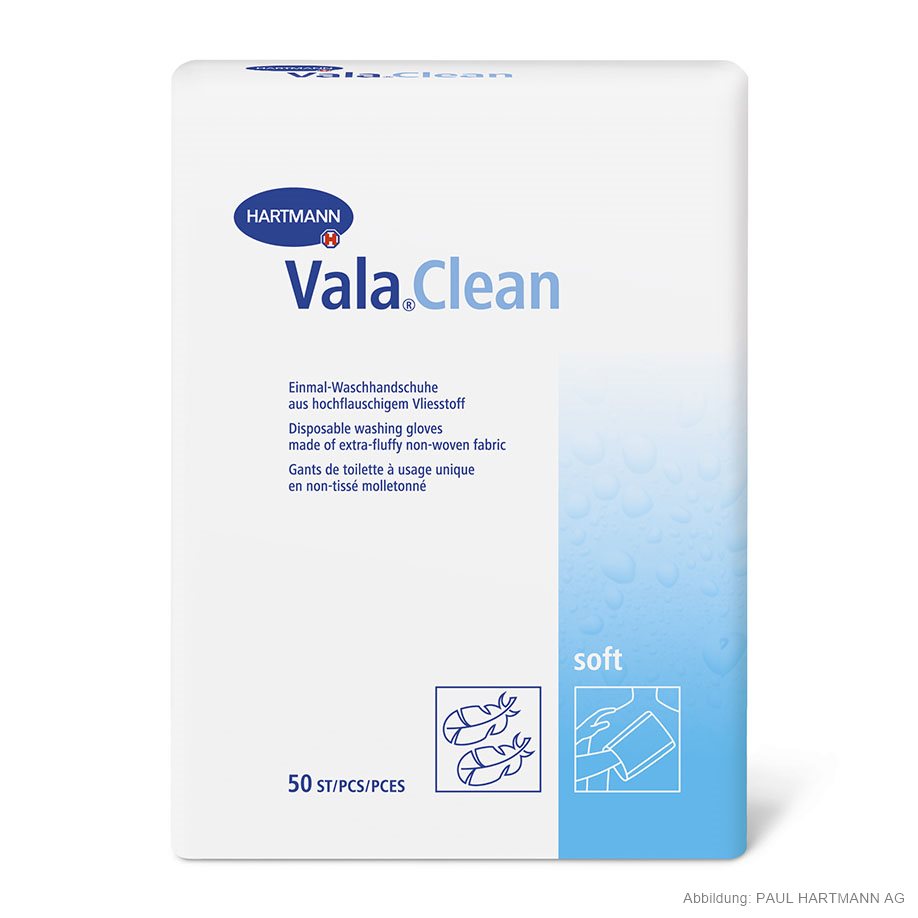 ValaClean soft disposable washing gloves