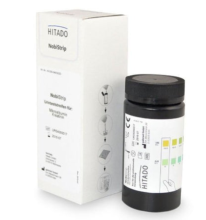 HITADO GmbHHITADO NobiStrip Mikroalbumin/Kreatinin HarnteststreifenDocMed GmbH