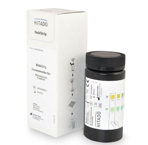 HITADO GmbHHITADO NobiStrip Mikroalbumin/Kreatinin HarnteststreifenDocMed GmbH