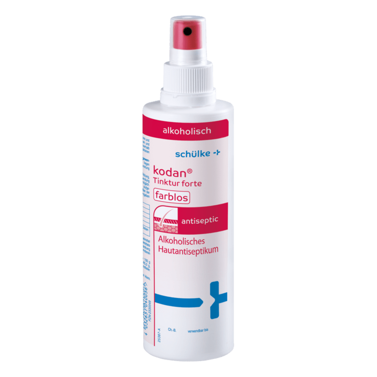 Schülke & Mayrkodan Tinktur forte farblos 250 ml SprühflascheDocMed GmbH