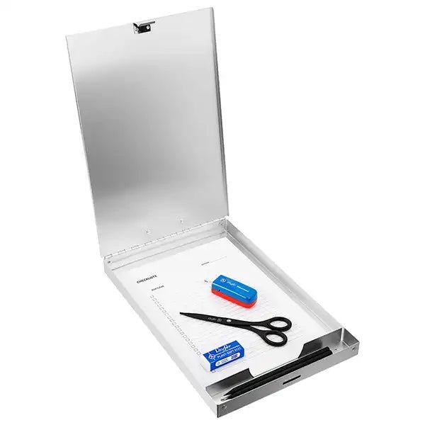 GUTENBERG GmbHLäufer Formularhalter mit Box, Aluminium, mit AbteiltrennerDocMed GmbH