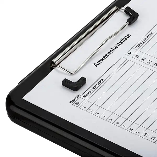 GUTENBERG GmbHLäufer Klemmbrett mit Aufbewahrungsbox, schwarzDocMed GmbH