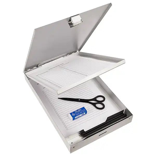 GUTENBERG GmbHLäufer Formularhalter mit Box, Aluminium, mit AbteiltrennerDocMed GmbH