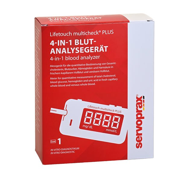 ServopraxLifetouch multicheck PLUS Blutanalysegerät 4-in-1DocMed GmbH