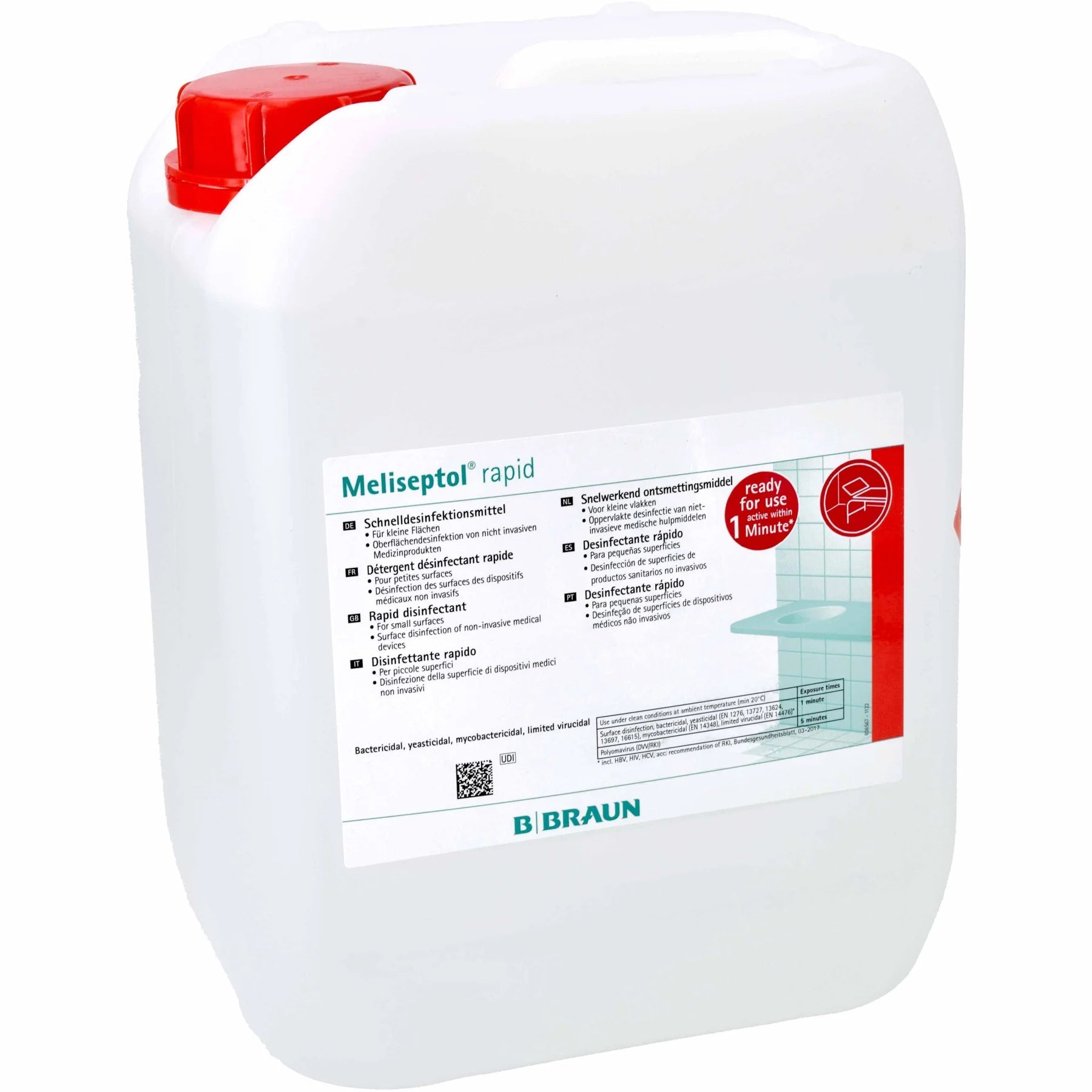 B. BraunMeliseptol Rapid Flächendesinfektion - 5 Liter KanisterDocMed GmbH