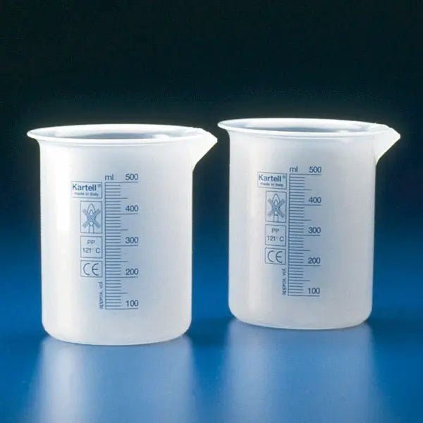 Kartell S.p.A.Messbecher graduiert, Niedrige Form Polypropylen - 2.5 mmDocMed GmbH