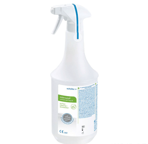 Schülke & Mayrmikrozid universal liquid 1 Ltr. inkl. Pumpe, FlächenschnelldesinfektionDocMed GmbH