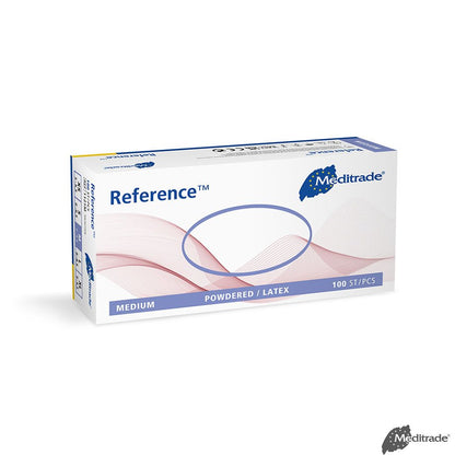 Reference U.-Handschuhe Latex, leicht gepudert, unsteril