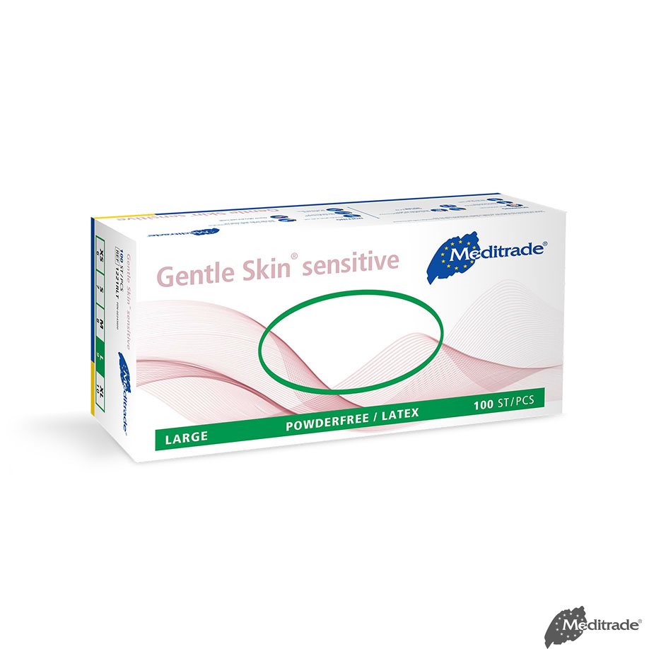 Gentle Skin sensitive U.-Handschuhe Latex, PF, unsteril