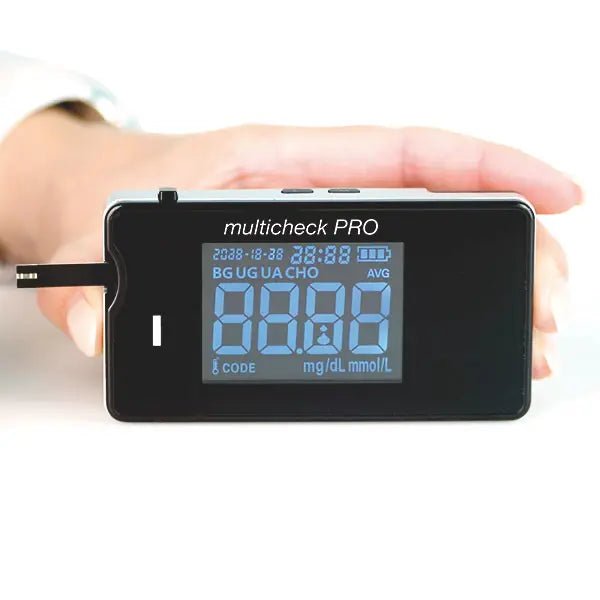 Lifetouch Multicheck PROMulticheck Pro Kontrolllösung - Blutzucker / Harnsäure / CholesterinDocMed GmbH