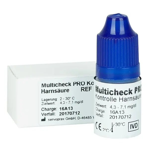 Lifetouch Multicheck PROMulticheck Pro Kontrolllösung - Blutzucker / Harnsäure / CholesterinDocMed GmbH