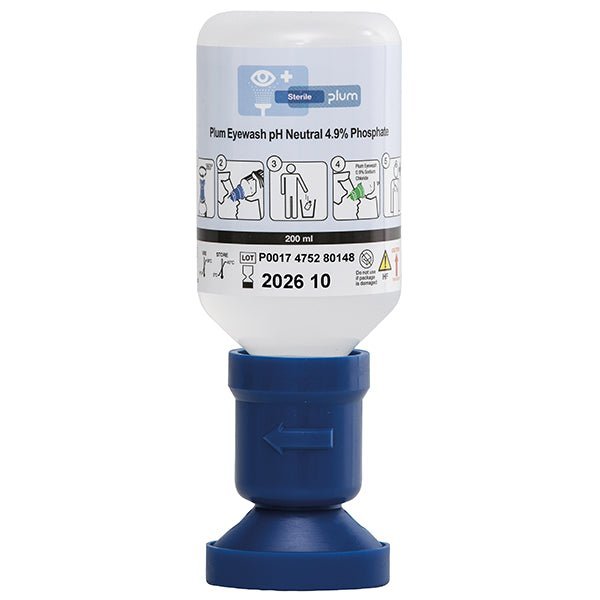 PlumPlum pH Neutral Augenspüllösung 200 ml, 4,9 % PhosphatpufferDocMed GmbH