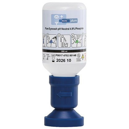 PlumPlum pH Neutral Augenspüllösung 200 ml, 4,9 % PhosphatpufferDocMed GmbH