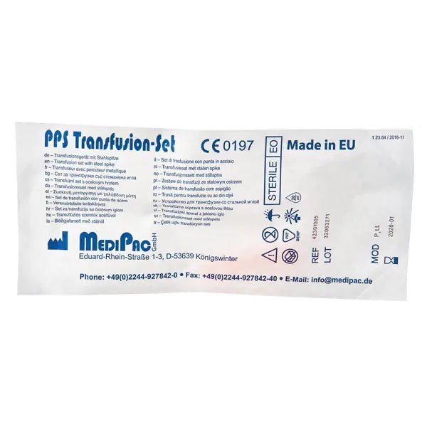 MediPac GmbHPPS-Transfusionsset mit Luer-LockDocMed GmbH