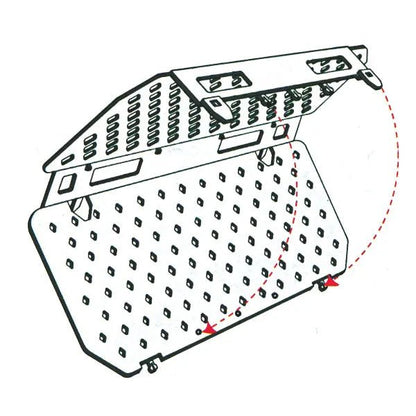 ServopraxReaktionsgefäß-Ständer 2-lagig - 100 | 262 x 108 x 45 mmDocMed GmbH