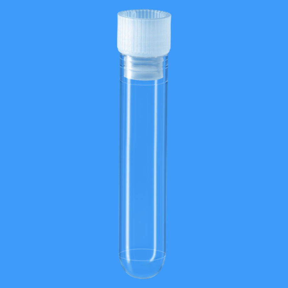 PS Tube 3.5 ml, 55 x 12 mm, sterile with pre-assembled push plug