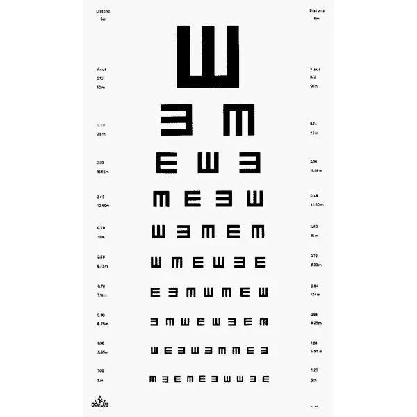 Eye test charts