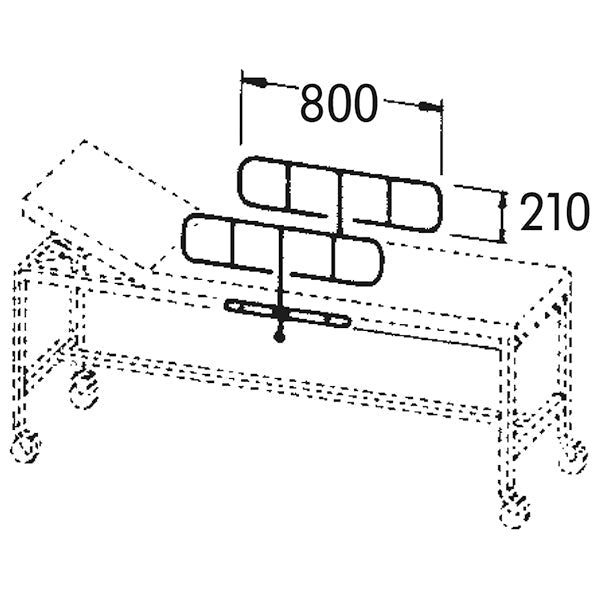 SCHMITZ medical GmbHSeitengitter, paarweise, pulverbeschichtet RAL 9006DocMed GmbH