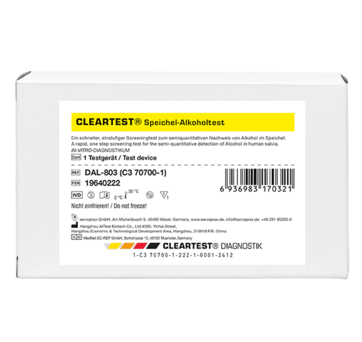 CleartestSpeichel-AlkoholtestDocMed GmbH