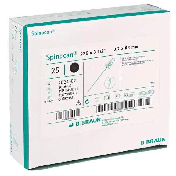 B.BraunSpinocan Spinalkanüle – Schwarz, Quincke-SchliffDocMed GmbH