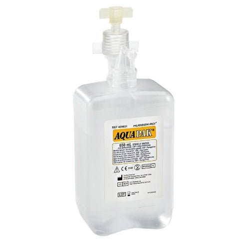 AQUAPAKSteriles Wasser mit Befeuchteradapter 10 × 650 mlDocMed GmbH