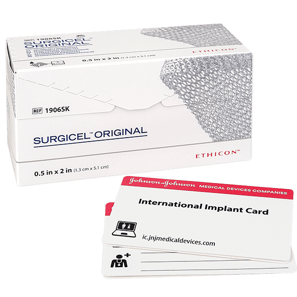 Johnson & JohnsonSurgicel Original Resorbierbarer VerbandDocMed GmbH
