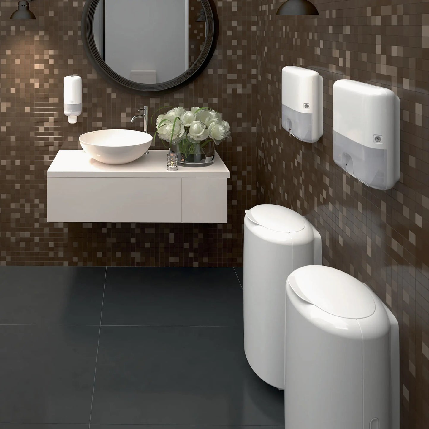 Soap dispenser - white