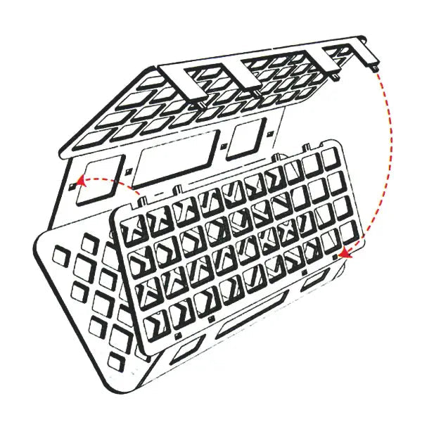 Kartell S.p.A.Universalständer für Probenröhrchen | 60 holes | hole 16 mm | 246.5 x 104 x 70 mmDocMed GmbH