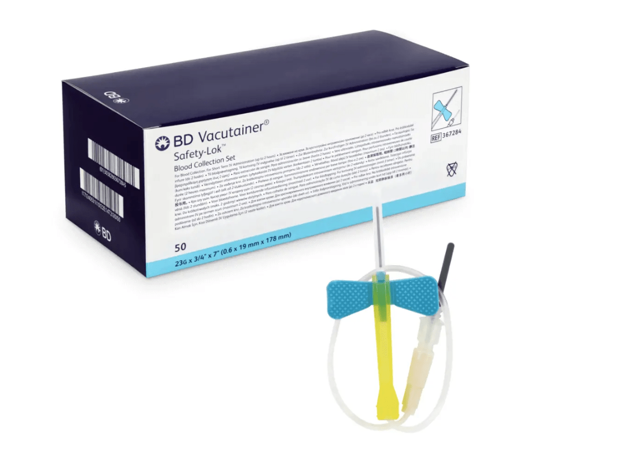 BD, Becton Dickinson GmbHVacutainer Safety-Lok Blutentnahmeset - 23G, 0,6x 19cmDocMed GmbH