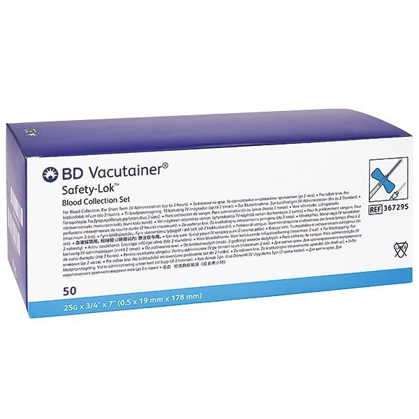 BD Becton DickinsonVacutainer Safety-Lok Blutentnahmeset mit Luer AdapterDocMed GmbH