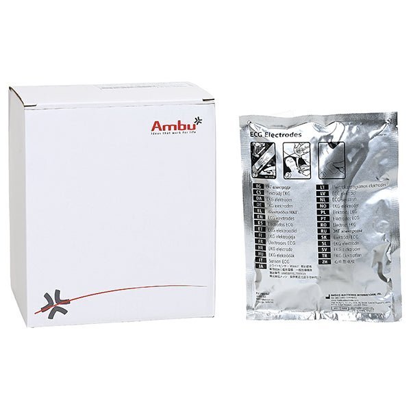 AmbuWhite Sensor Elektrode für Kurzzeitmonitoring 4500M | 50 x 48 mmDocMed GmbH