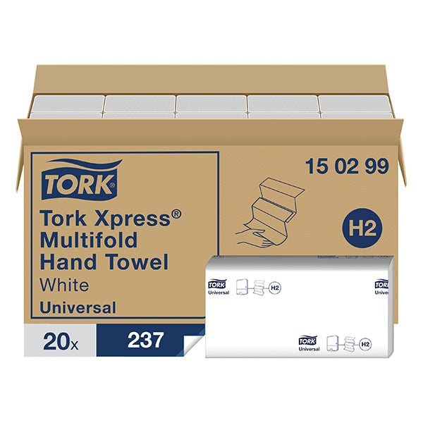 Tork Xpress®Xpress Multifold Handtücher 2‑lagig hochweiß H2 TissueDocMed GmbH